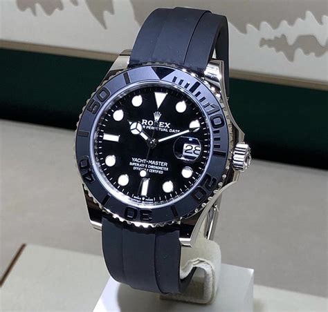 rolex yachtmaster black mop|rolex yacht master all black.